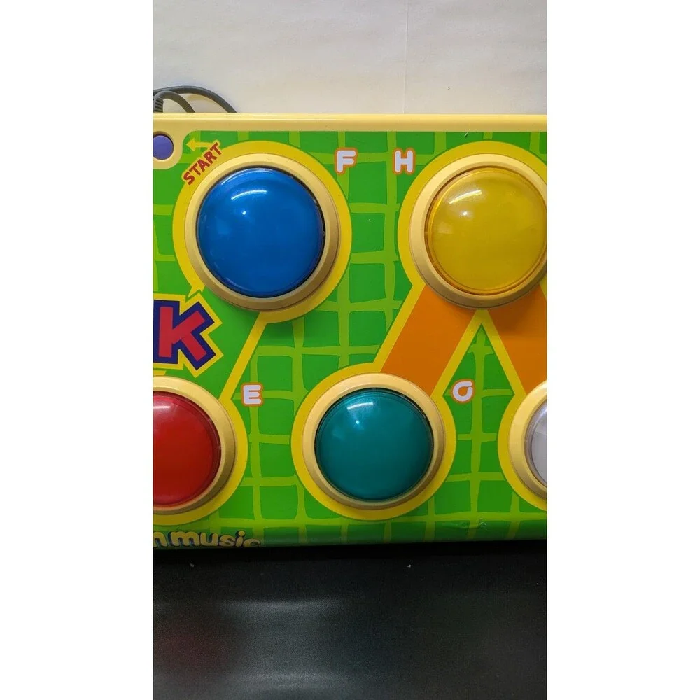 Pop'n Music Arcade Style Controller Sony Playstation2 PS2 PS1 CIB US SELLER